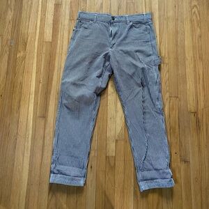 Dickies Hickory Stripe Carpenter Pants 36x32